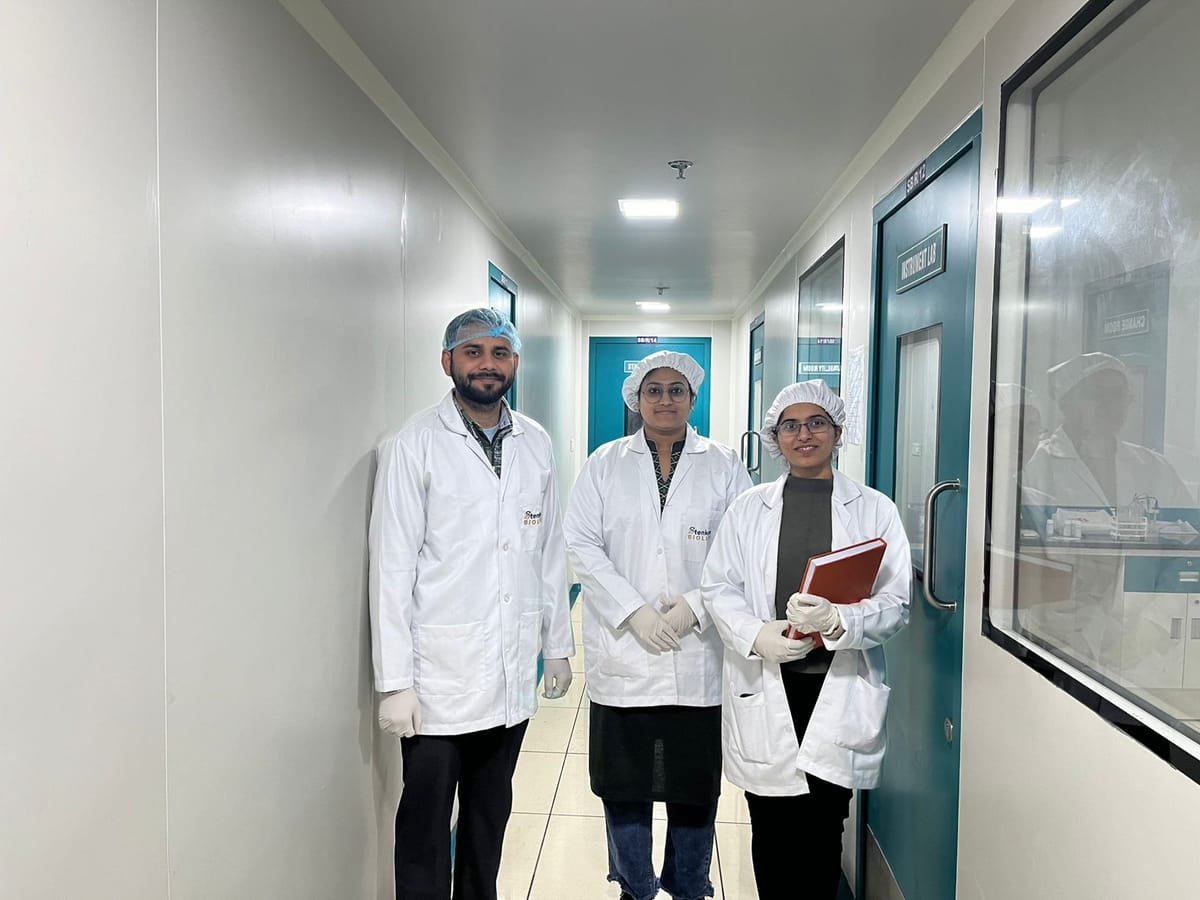 Quality control laboratory at the Stenkem Biolife quality control laboratory, Karnal.